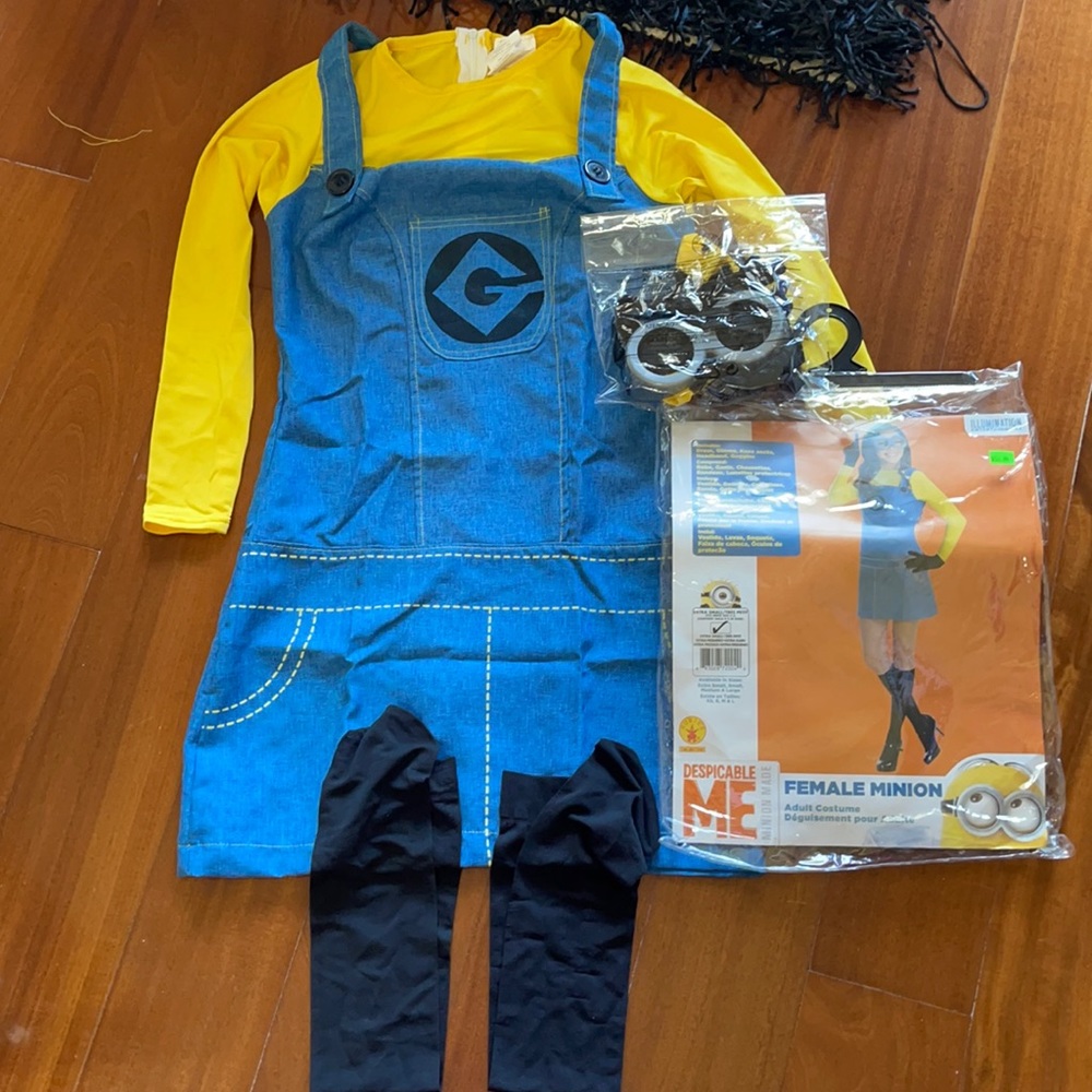 RUBIE’S DESPICABLE ME FEMALE MINION COSTUME! XS!